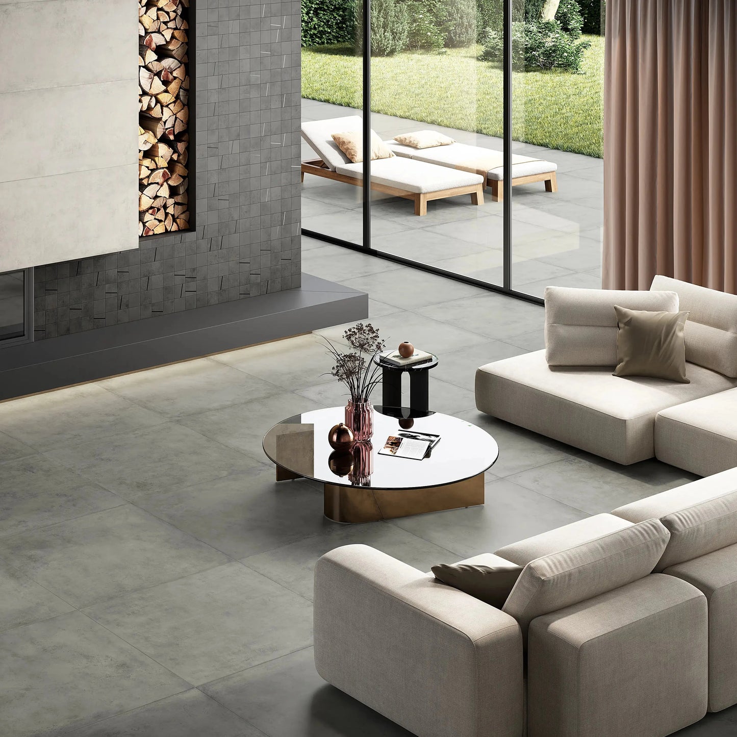 La Fabbrica Hurban Grey Stone Effect Textured Porcelain Outdoor Tile