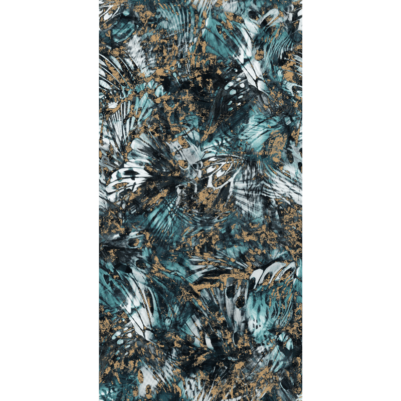 AVA Imagine Plumage Patterned Polished Porcelain Wall and Floor Tile - Ivy Tile Company AVA