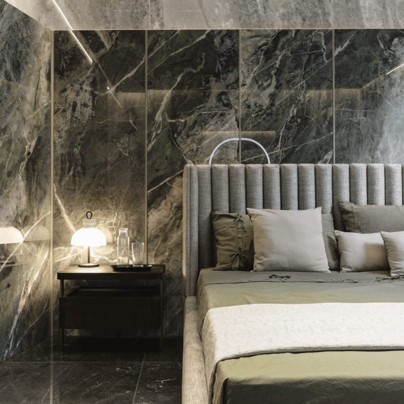 Florim Heritage Lux Emerald marbled Glossy Wall and Floor Tile - Ivy Tile Company Florim