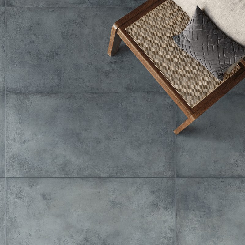 La Fabbrica Hurban Avio Blue Stone Effect Textured Porcelain Outdoor Tile - Ivy Tile Company La Fabbrica