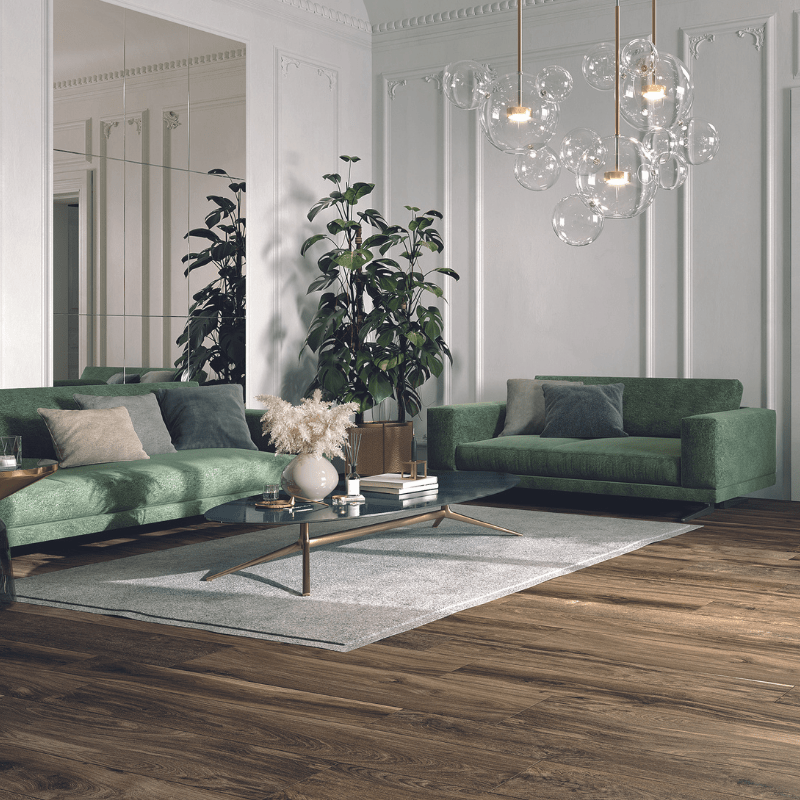 La Fabbrica Il Cerreto Amarone Wood Effect Matte Porcelain Wall and Floor Tile - Ivy Tile Company La Fabbrica