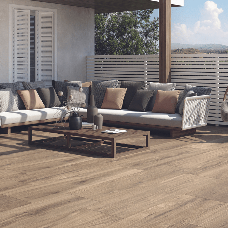 La Fabbrica Il Cerreto Chardonnay Wood Effect Matte Porcelain Wall and Floor Tile - Ivy Tile Company La Fabbrica