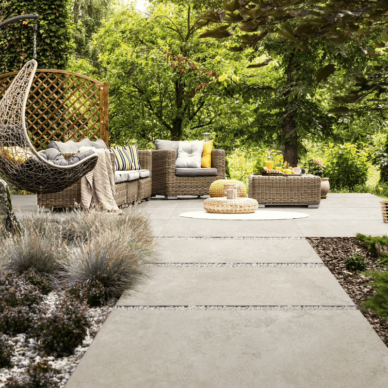 La Fabbrica Pierres Des Châteaux Usse Cream Textured Porcelain Outdoor Tile - Ivy Tile Company La Fabbrica