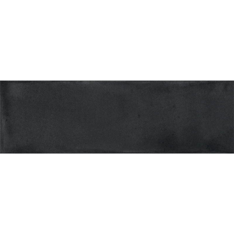 La Fabbrica Small Tinta Unita Black Watercolour Glossy Ceramic Wall Tile - Ivy Tile Company La Fabbrica
