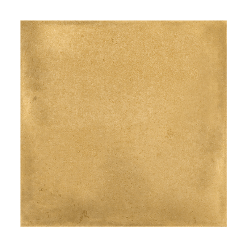 La Fabbrica Small Tinta Unita Ocher Watercolour Glossy Ceramic Wall Tile - Ivy Tile Company La Fabbrica
