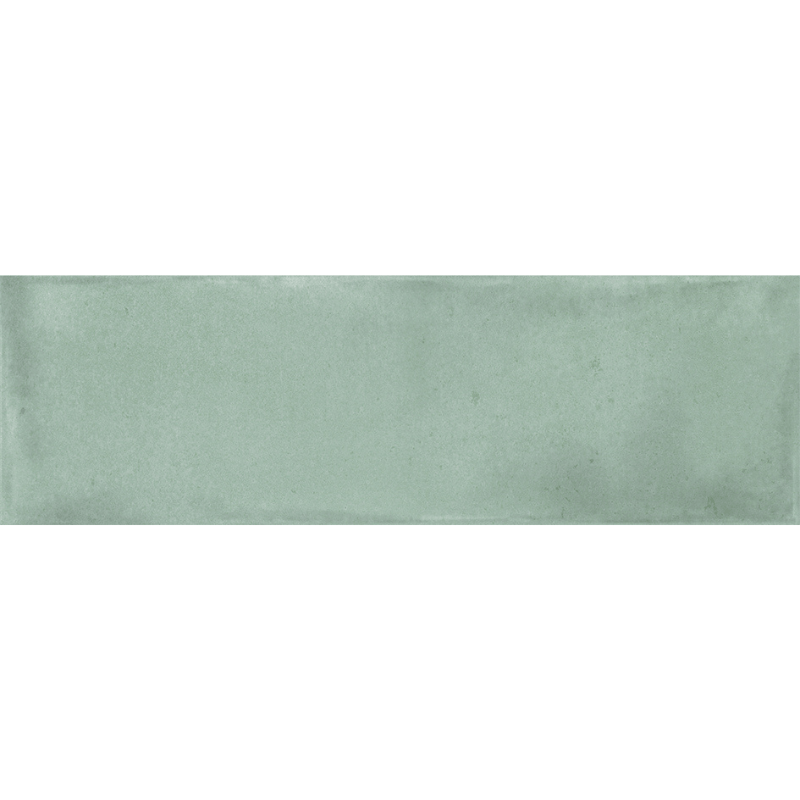 La Fabbrica Small Tinta Unita Sage Watercolour Glossy Ceramic Wall Tile - Ivy Tile Company La Fabbrica