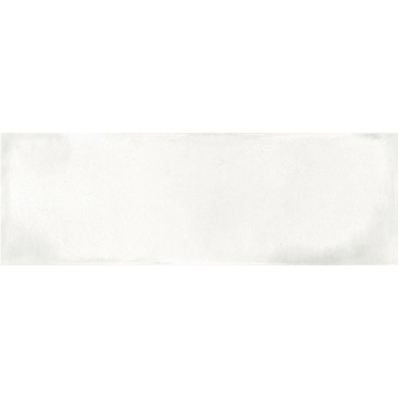 La Fabbrica Small Tinta Unita White Watercolour Glossy Ceramic Wall Tile - Ivy Tile Company La Fabbrica