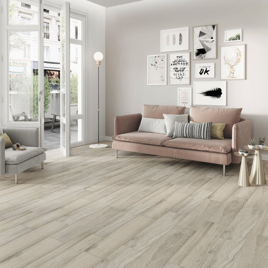 Letavole Series Beige Wood Effect Matt Porcelain Wall and Floor Tile - Ivy Tile Company Ceramica Impex