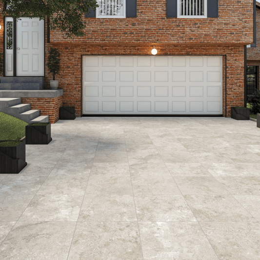 Vitacer Hayden Grey Stone Effect Textured Porcelain Outdoor Tile - Ivy Tile Company Vitacer