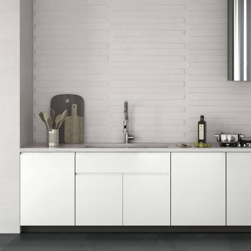 Vitacer Public Grey Stone Effect Decor Porcelain Wall Tile - Ivy Tile Company Vitacer