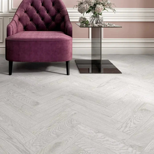 Elegance Grey Wood Effect Matte Porcelain Wall and Floor Tile