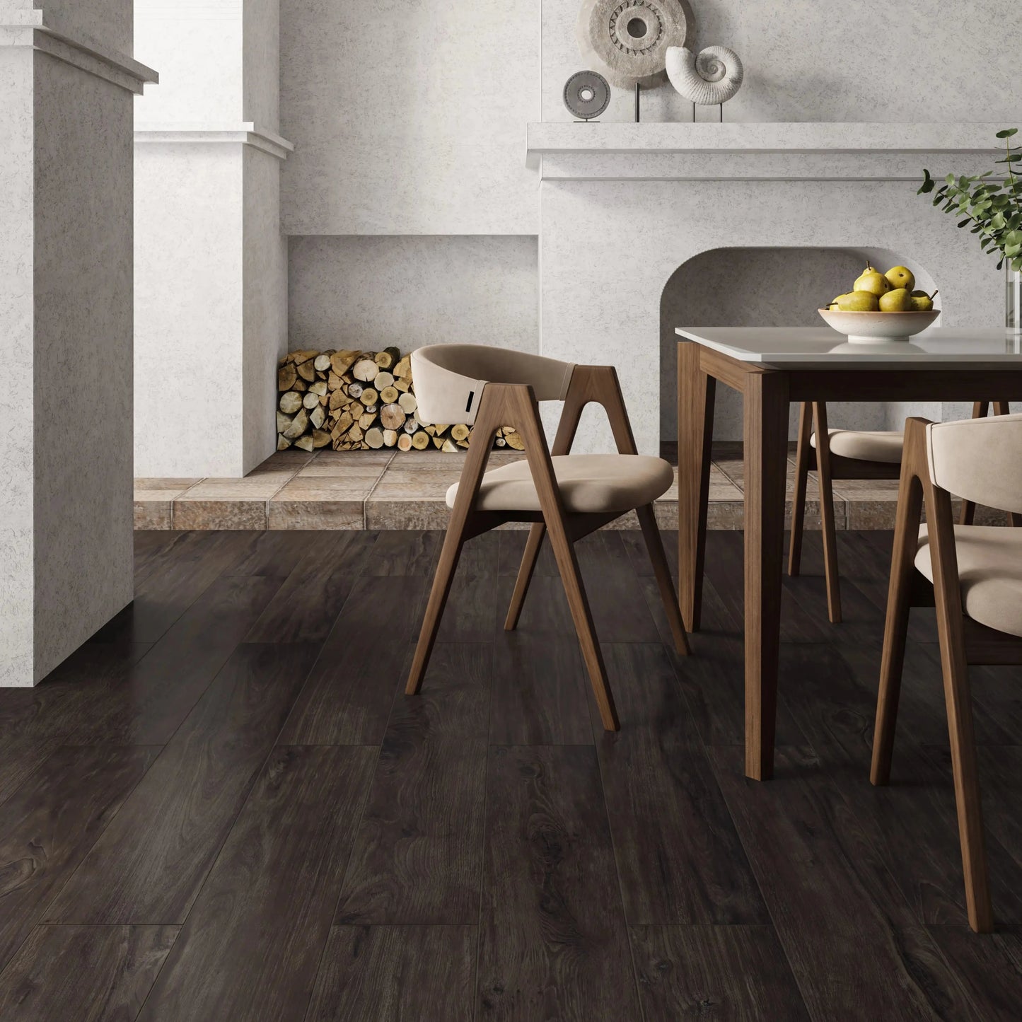 Letavole Series Wenge Wood Effect Matt Porcelain Wall and Floor Tile