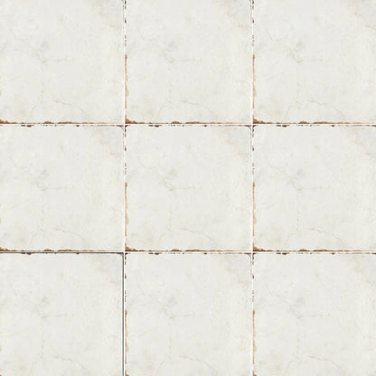 Sicily Bianco White Matte Porcelain Wall And Floor Tile