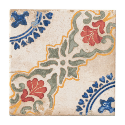 Wren Spice Geometric Patterned Matte Porcelain Wall and Floor Tile - Ivy Tile Company Appleton Brooks