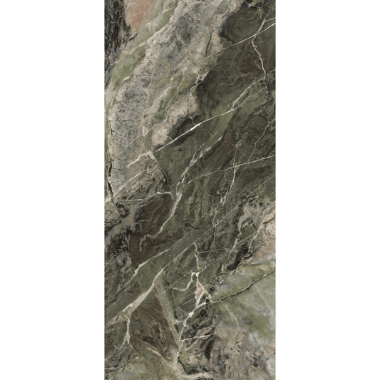 Florim Heritage Lux Emerald marbled Glossy Wall and Floor Tile - Ivy Tile Company