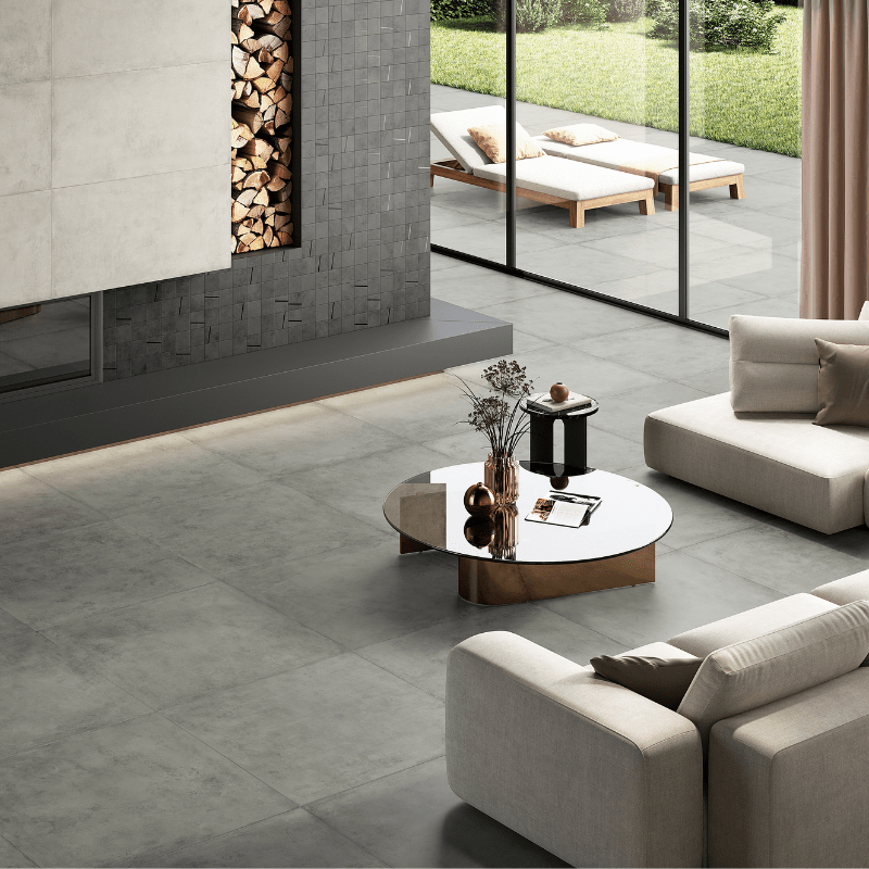 La Fabbrica Hurban Gray Stone Effect Matte Porcelain Wall and Floor Tile - Ivy Tile Company