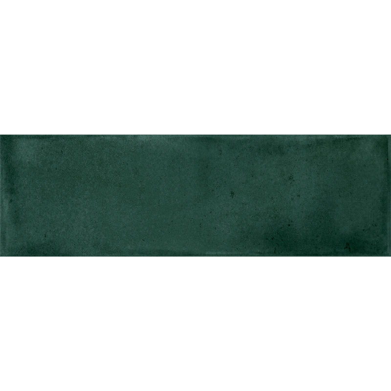 La Fabbrica Small Tinta Unita Emerald Watercolour Glossy Ceramic Wall Tile