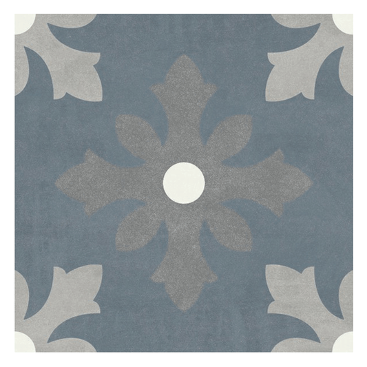 Morris Girona Patterned Matte Porcelain Wall And Floor Tile - Ivy Tile Company