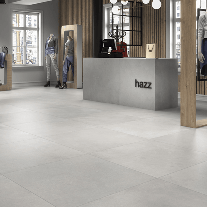 Vitacer Public Grey Stone Effect Matte Porcelain Wall and Floor Tile - Ivy Tile Company