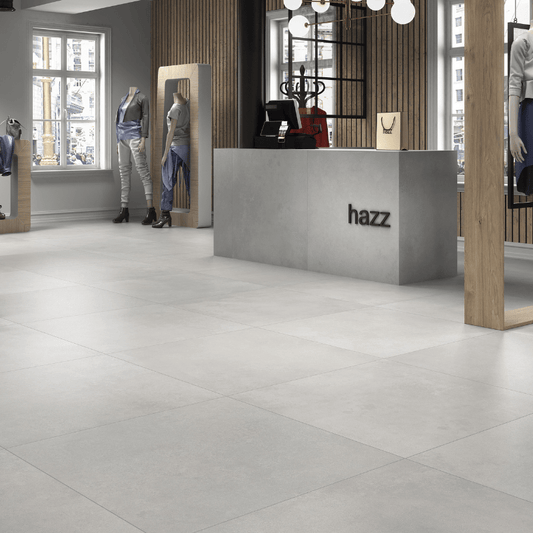 Vitacer Public Grey Stone Effect Textured Porcelain Floor Tile - Ivy Tile Company Vitacer